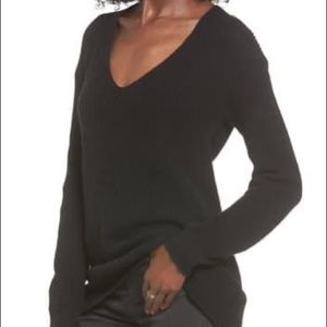 BP V-Neck Cotton‎ Sweater Black Size XXS
